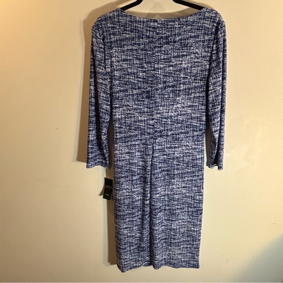 LAUREN RALPH LAUREN Sz 14 Jersey Knit 3/4 Sleeve Above the Knee Dress NEW - Picture 13 of 13